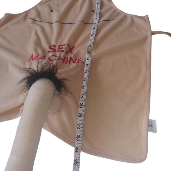 Sex Machine Men's Apron Naughty Novelty Penis Apron Gag Gift - Picture 9 of 11